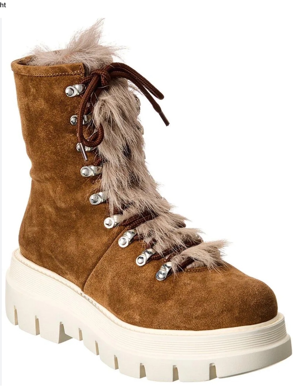 The Aquatalia Shailene Weatherproof Suede Boot ,Tan, Size 8.5, NWOT